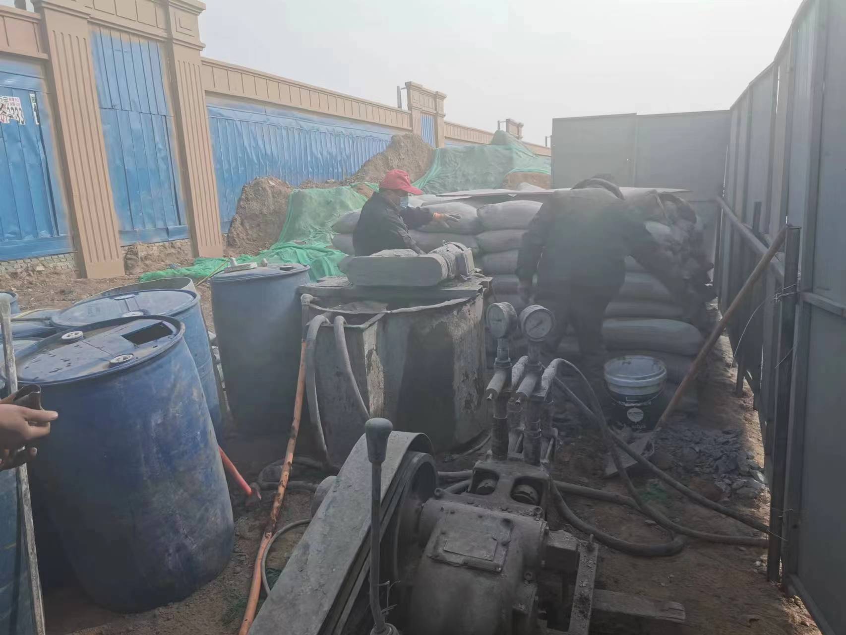 都安房屋下沉注浆